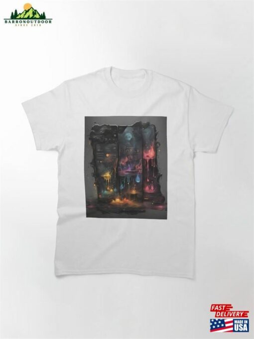 Dark Themed Water Color Ui Classic T-Shirt