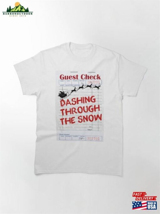 Dashing Nikkiraye Guest Check Classic T-Shirt Unisex