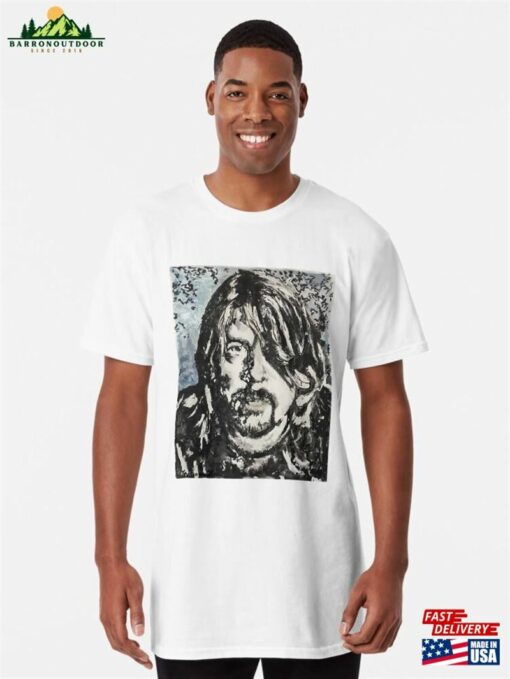 Dave Grohl Nirvana And The Foo Fighters Long T-Shirt Unisex