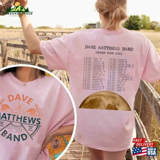 Dave Matthews Band Classic T-Shirt (2 Sides) Tour 2023 Rock Shirt Hoodie Sweatshirt