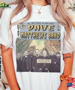 Dave Matthews Band Comic Shirt 90S Vintage Merch Book Art Walk Around The Moon Album World Tour Ticket 2023 Graphic Tee Gift V1 Classic Unisex 4