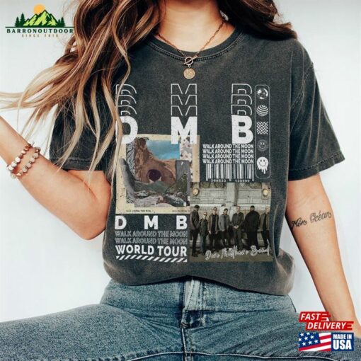 Dave Matthews Band Music Shirt V1 Y2k Merch Vintage Dmb 2023 North American Tour Album Walk Around The Moon L2504m Unisex Sweatshirt