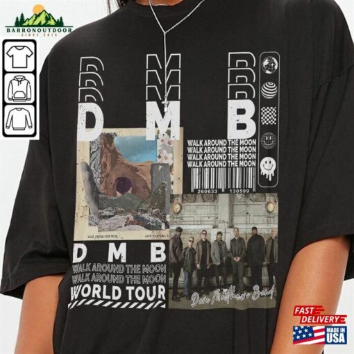 Dave Matthews Band Music Shirt V1 Y2k Merch Vintage Dmb 2023 North American Tour Album Walk Around The Moon L2504m Unisex Sweatshirt