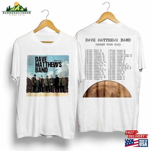 Dave Matthews Band Summer Tour 2023 Unisex T-Shirt Sweatshirt Concert Shirt