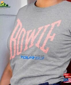 David Bowie Vintage 1983 Serious Moonlight Tour T Shirt Classic Unisex 2