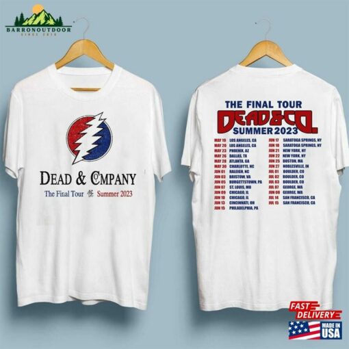 Dead And Company The Final Summer Tour Shirt Co 2023 Fan Lovers Tshirt Hoodie Classic