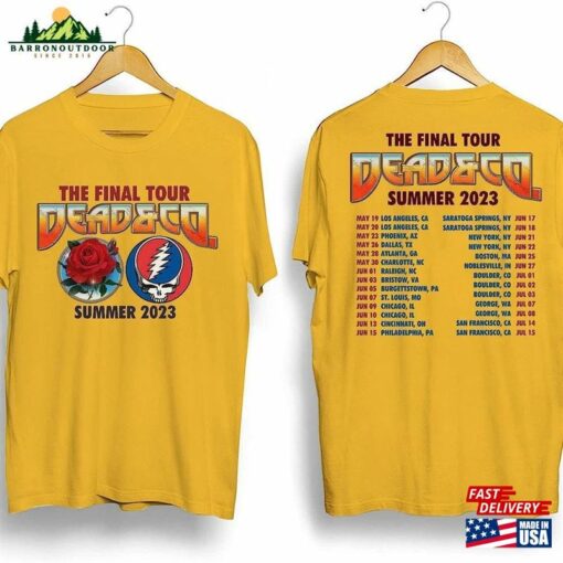 Dead And Company The Final Summer Tour Shirt Co 2023 Lovers Tshirt T-Shirt Hoodie