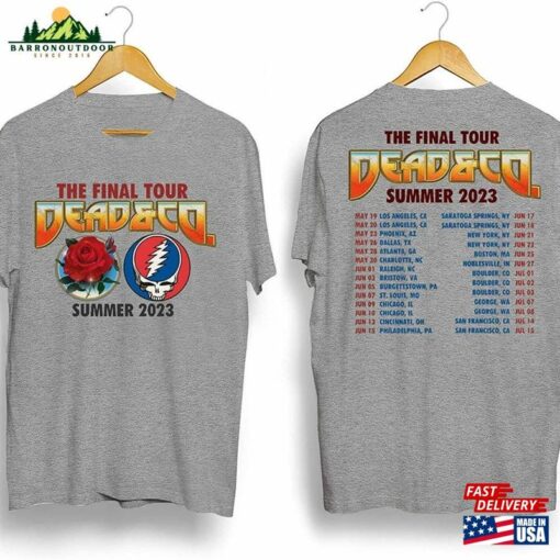 Dead And Company The Final Summer Tour Shirt Co 2023 Lovers Tshirt T-Shirt Hoodie