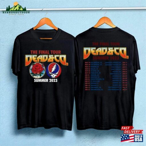 Dead And Company The Final Summer Tour Shirt Co 2023 Lovers Tshirt T-Shirt Hoodie