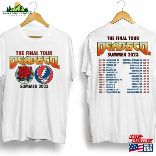 Dead And Company The Final Summer Tour Shirt Co 2023 Lovers Tshirt T-Shirt Hoodie