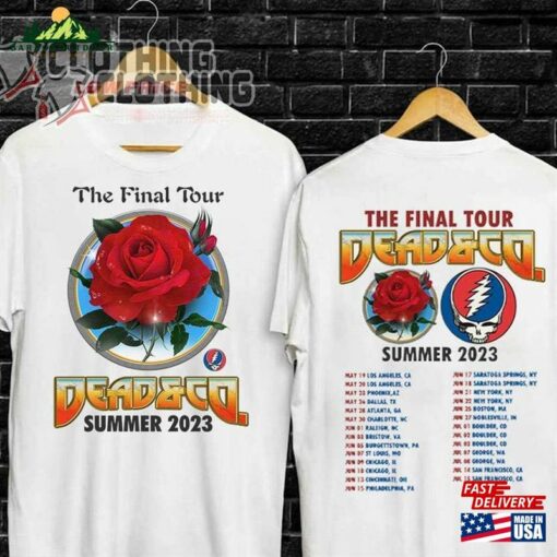 Dead And Company The Final Tour 2023 Shirt Band Sweatshirt Unisex