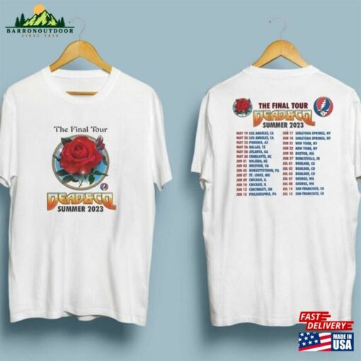 Dead And Company The Final Tour Summer 2023 Event Concert T-Shirt Sweatshirt Unisex