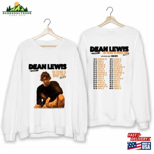 Dean Lewis The Future Is Bright Tour 2023 Shirt Fan Concert Sweatshirt Unisex