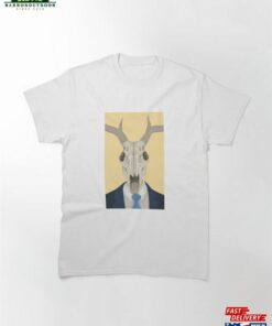 Deer Skull Wearing Suit Classic T Shirt Sweatshirt 2