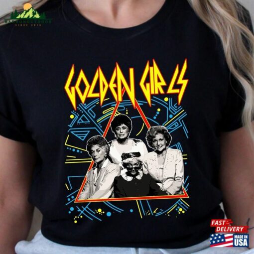 Def Leppard Golden Girls Shirt Music Tv Crossover Vintage Show Unisex Classic