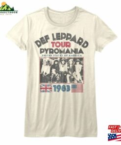Def Leppard Pyromania Tour Natural Junior Women’s T-Shirt Classic Unisex