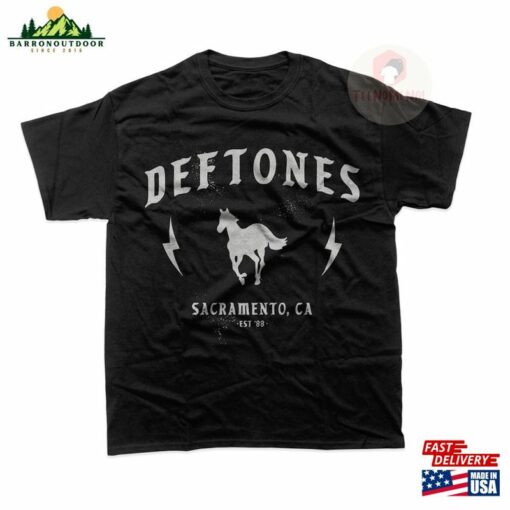 Deftones Unisex T-Shirt White Pony Tee Chino Moreno Merch Classic Sweatshirt