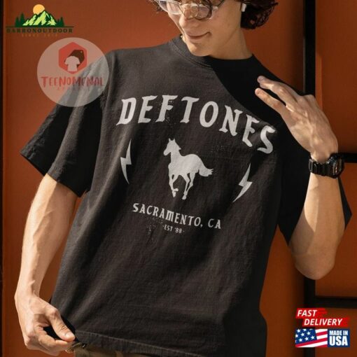 Deftones Unisex T-Shirt White Pony Tee Chino Moreno Merch Classic Sweatshirt