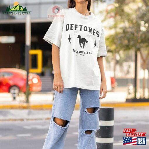 Deftones Unisex T-Shirt White Pony Tee Chino Moreno Merch Classic Sweatshirt