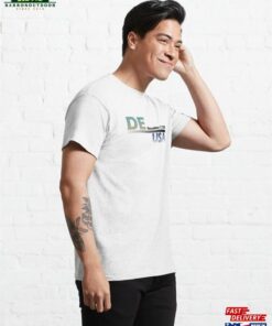 Delaware Usa Icon Textile Design Classic T Shirt Hoodie 4