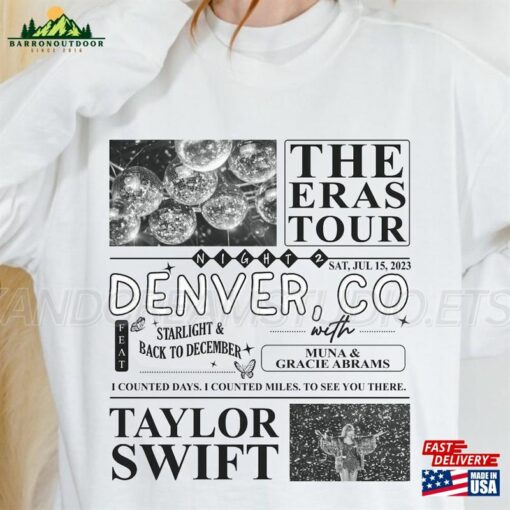 Denver Co Night 2 Shirt Surprise Songs Classic Unisex