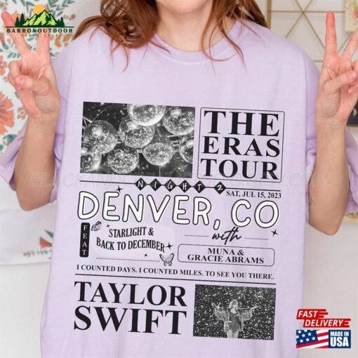 Denver Co Night 2 Shirt Surprise Songs Classic Unisex