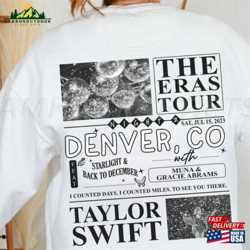 Denver Co Night 2 Shirt Surprise Songs Unisex Classic