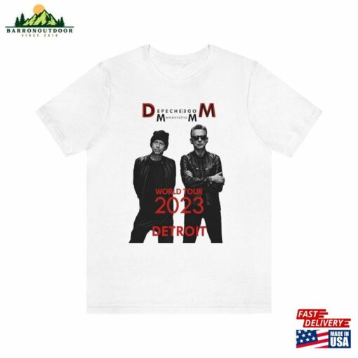 Depeche Mode 2023 Black T-Shirt Designed For Memento Mori World Tour Concert In Detroit Free Shipping Classic Sweatshirt