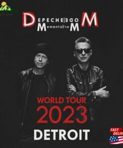 Depeche Mode 2023 Black T Shirt Designed For Memento Mori World Tour Concert In Detroit Free Shipping Classic Sweatshirt 2