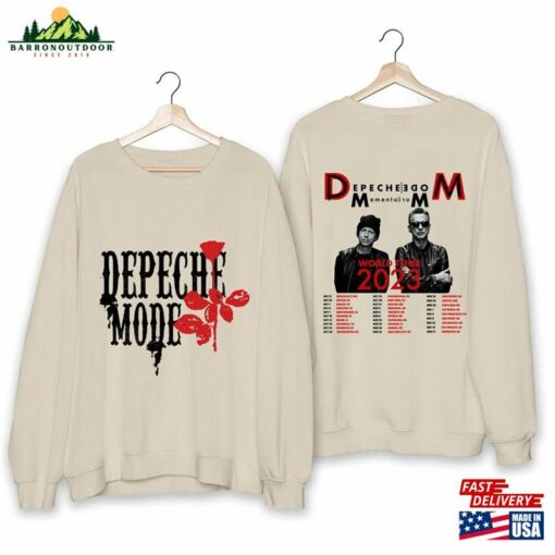 Depeche Mode 2023 Fall Tour Shirt Memento Mori Band Fan Hoodie Classic