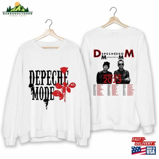 Depeche Mode 2023 Fall Tour Shirt Memento Mori Band Fan Hoodie Classic