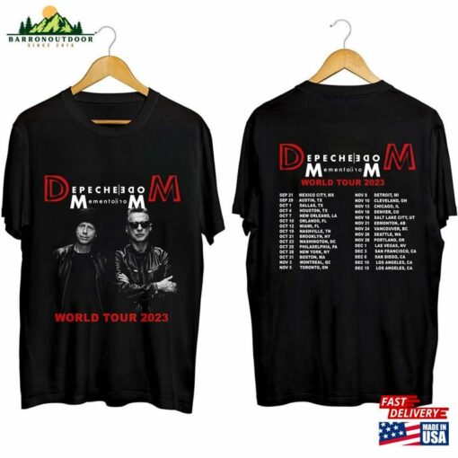 Depeche Mode 2023 Fall Tour Shirt Memento Mori Band Fan T-Shirt Classic