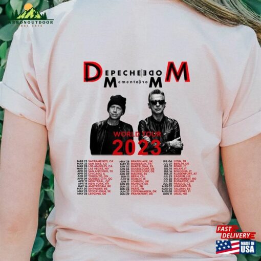 Depeche Mode Berlin 2023 Memento Mori Back And Front T-Shirt Inspired By World Tour Live Concert In Sweatshirt Unisex