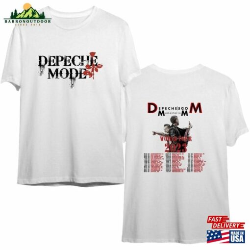 Depeche Mode Memento Mori World Tour 2023 T-Shirt Shirt Hoodie Classic