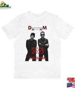 Depeche Mode Tour Shirt 2023 Memento Mori World Concert In Houston Black Unisex Classic