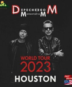 Depeche Mode Tour Shirt 2023 Memento Mori World Concert In Houston Black Unisex Classic