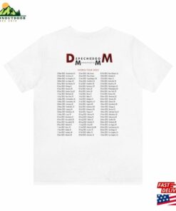 Depeche Mode Tour Shirt 2023 Memento Mori World Concert In Houston Black Unisex Classic 4