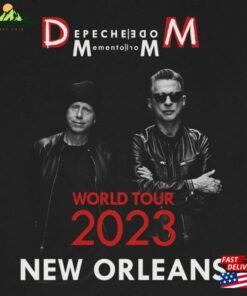 Depeche Mode Tour Shirt 2023 Memento Mori World Concert In New Orleans Black Classic Hoodie 2