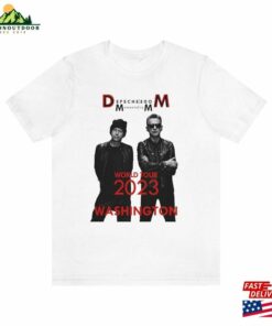 Depeche Mode Tour Shirt 2023 Memento Mori World Concert In Washington Black Music Unisex T Shirt 1