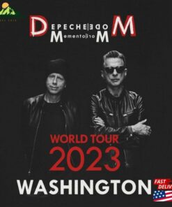 Depeche Mode Tour Shirt 2023 Memento Mori World Concert In Washington Black Music Unisex T Shirt 2