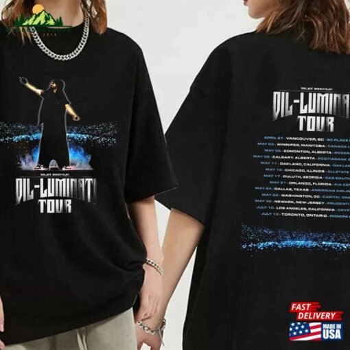 Diljit Dosanjh 2024 Dil Luminati Tour Shirt Fan Hoodie T-Shirt