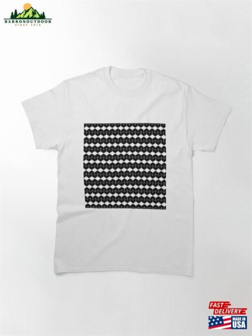 Dimensional Herringbone Arrows Classic T-Shirt Unisex