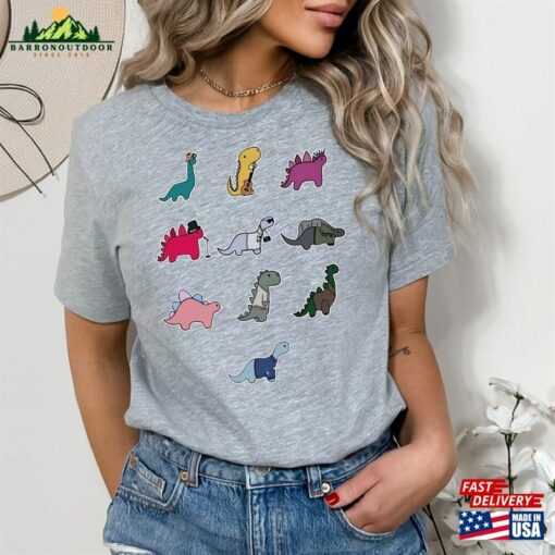 Dinosaur Shirt Dino Woman Print T-Shirt Hoodie