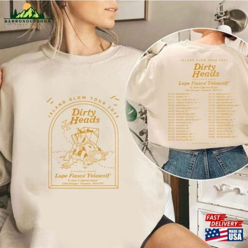 Dirty Heads 2023 Concert Band Fan Island Glow Tour Sweatshirt T-Shirt