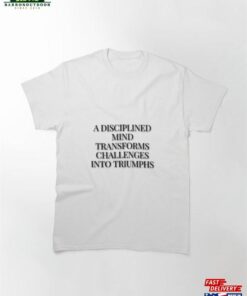 Discipline Unleashed Triumphing Through Challenges Classic T-Shirt Unisex 1 Discipline Unleashed Triumphing Through Challenges Classic T Shirt Unisex 2