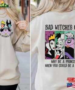 Disney Bad Witches Club Sweatshirt The Evil Tour T Shirt Maleficent Shirt 1 1