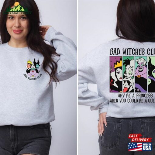 Disney Bad Witches Club Sweatshirt The Evil Tour T-Shirt Maleficent Shirt – Copy