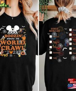 Disney Boozin'around The World Crawl Halloween Shirt Sweatshirt T-Shirt 2 Disney Boozinaround The World Crawl Halloween Shirt Sweatshirt T Shirt 3