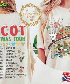 Disney Epcot Christmas Shirt World Tour Mickey And Friends Classic Sweatshirt