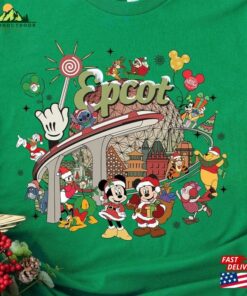 Disney Epcot Christmas Shirt World Tour Mickey And Friends T-Shirt Sweatshirt 1 Disney Epcot Christmas Shirt World Tour Mickey And Friends T Shirt Sweatshirt 2